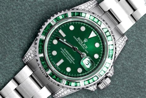 emerald rolex for sale|Rolex diamond emerald bezel.